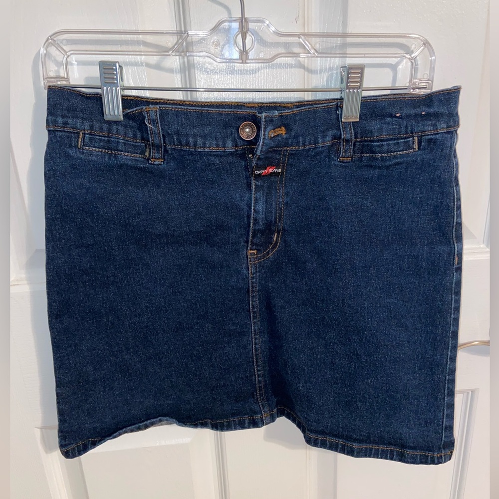 Dark Blue Denim Skirt